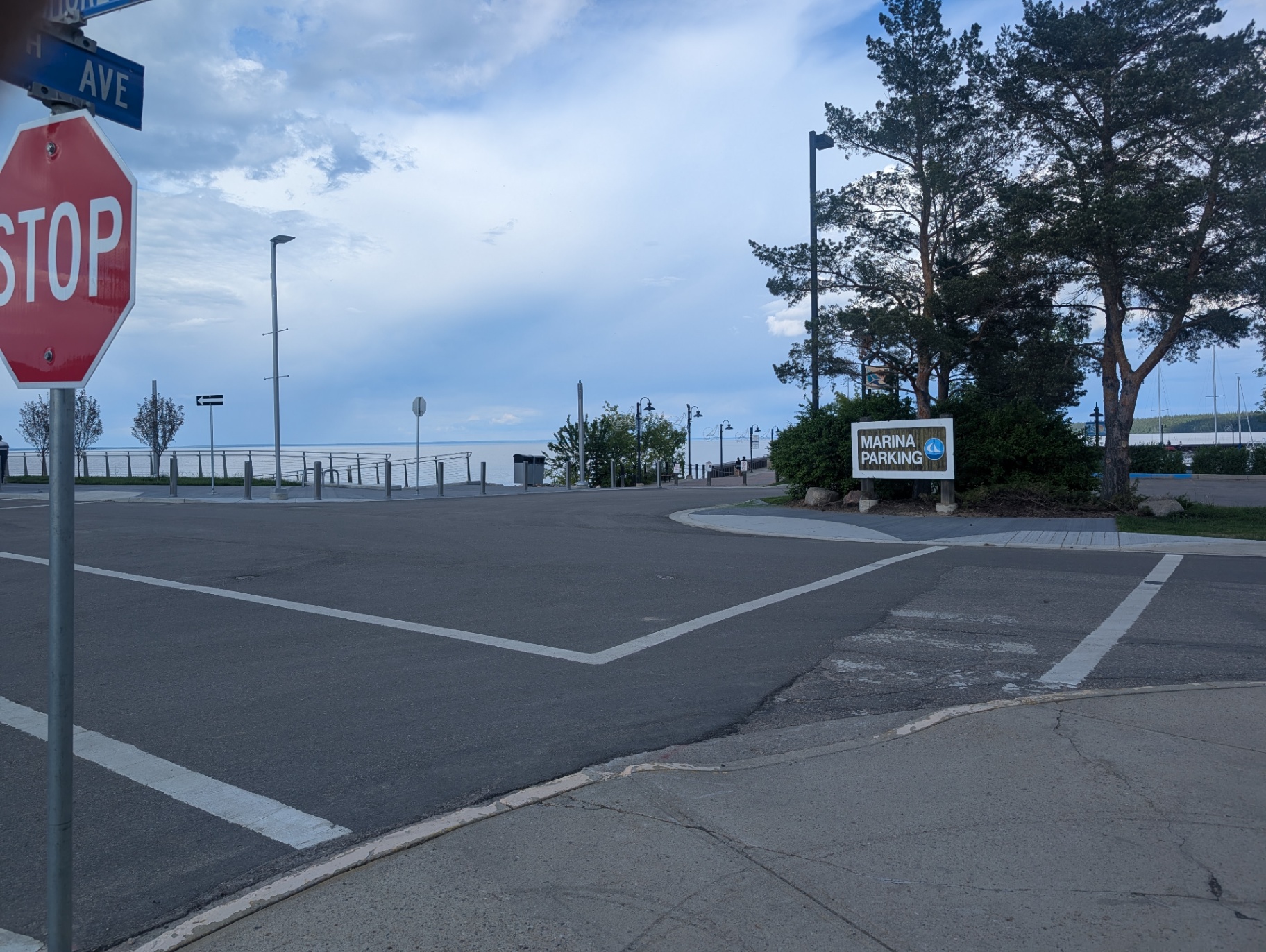 View toward Cold Lake marina, steps from Clark's